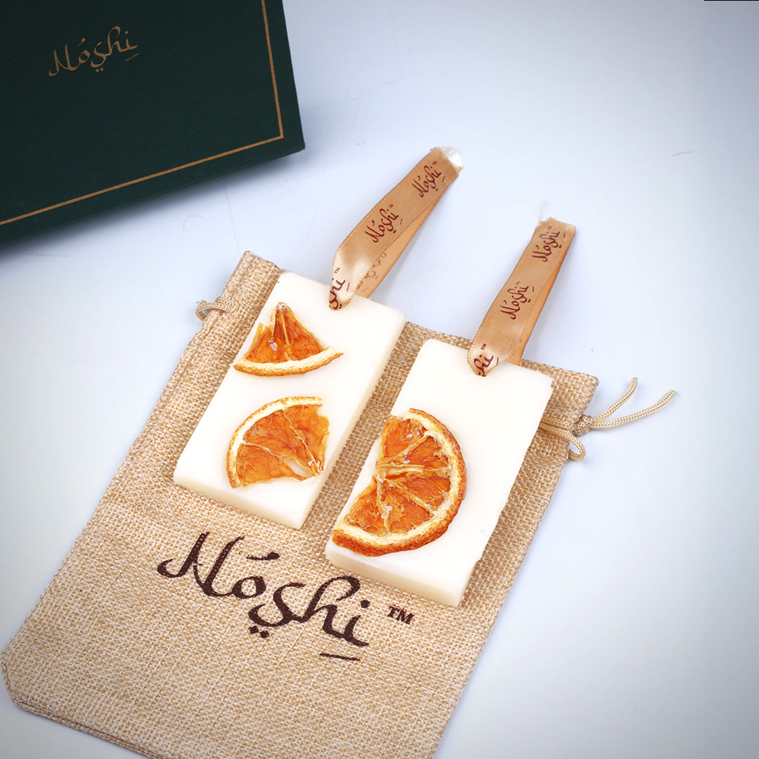 Orange Rose Wax Tablet - (Pack of 2)